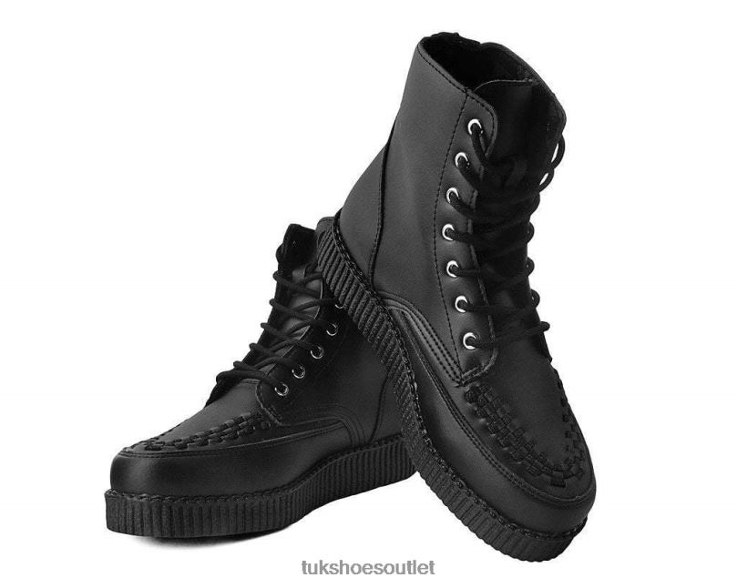 T.U.K. Footwear 7-Eye Viva Low Boot Women Black Footwear HP228225