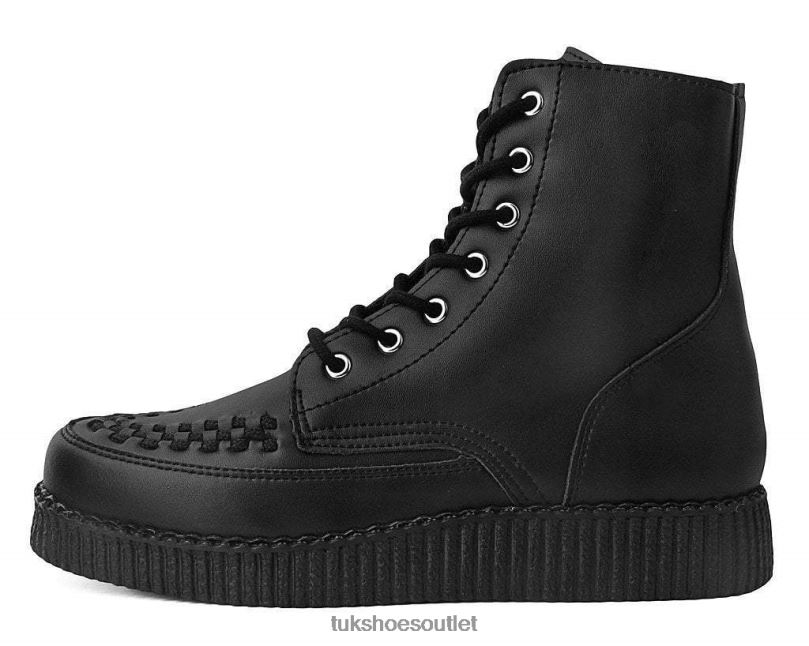 T.U.K. Footwear 7-Eye Viva Low Boot Women Black Footwear HP228225