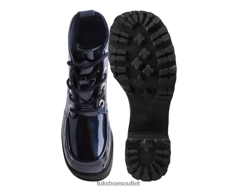 T.U.K. Footwear Prism Nosebleed Boot Women Black Footwear HP228194