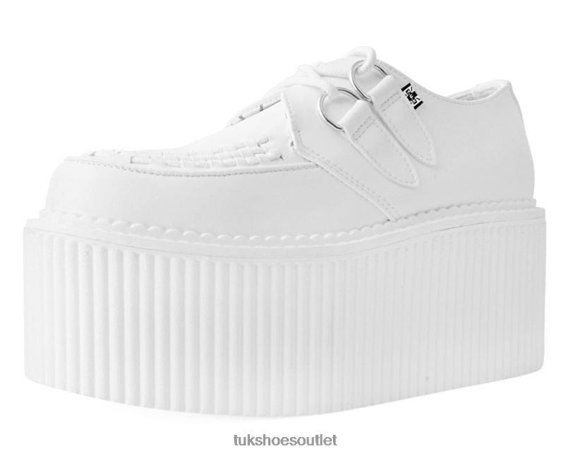 T.U.K. Footwear Classic Stratocreeper Women White Footwear HP22872