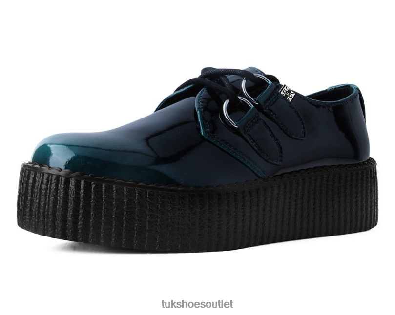 T.U.K. Footwear Gradient D-Ring Mondo Creeper Women Green Footwear HP22889