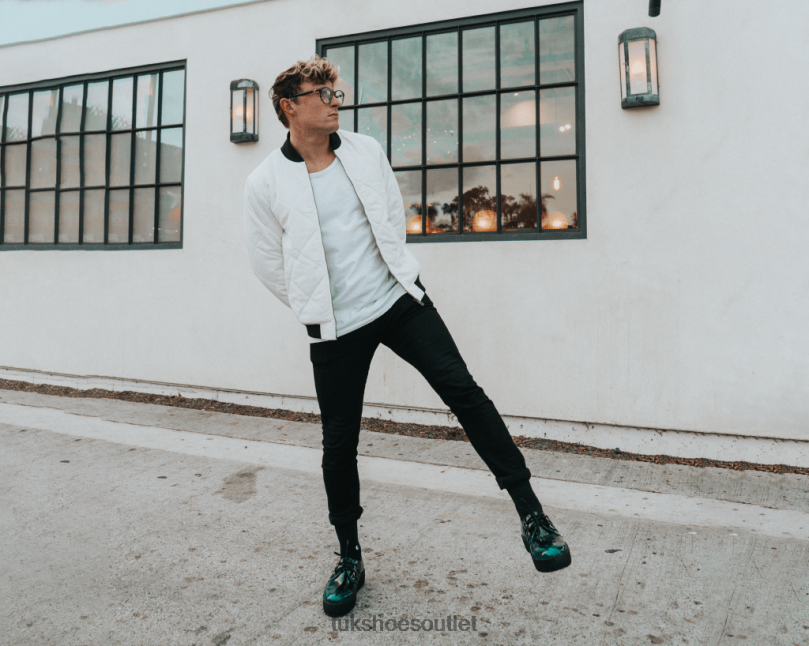 T.U.K. Footwear Gradient D-Ring Mondo Creeper Women Green Footwear HP22889