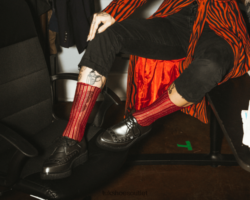 T.U.K. Footwear Lace Up Creeper Women Grey Footwear HP228117