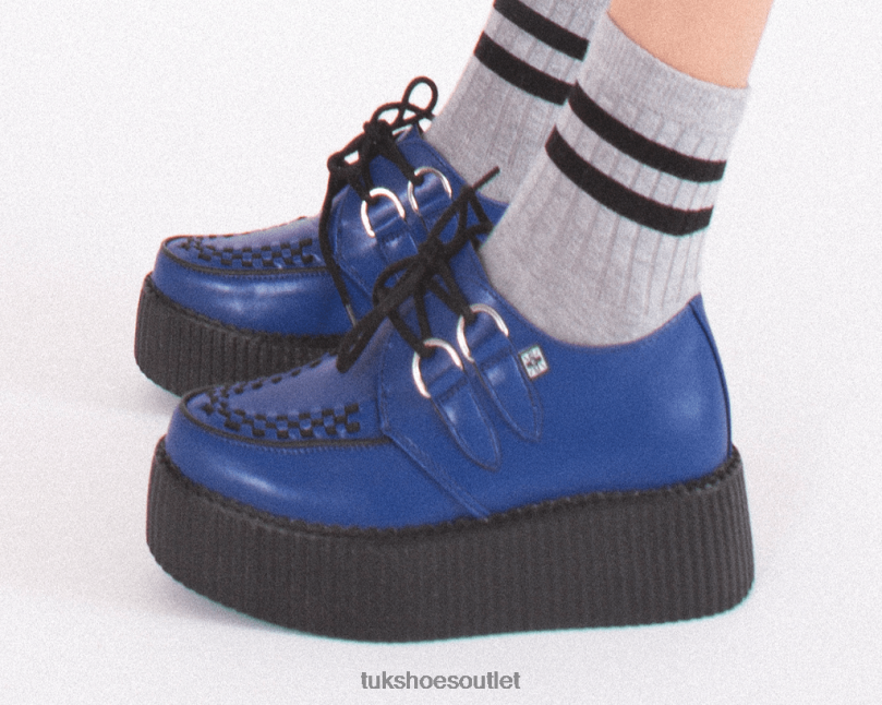 T.U.K. Footwear Mondo Creeper Women Lazuli Blue Footwear HP22833