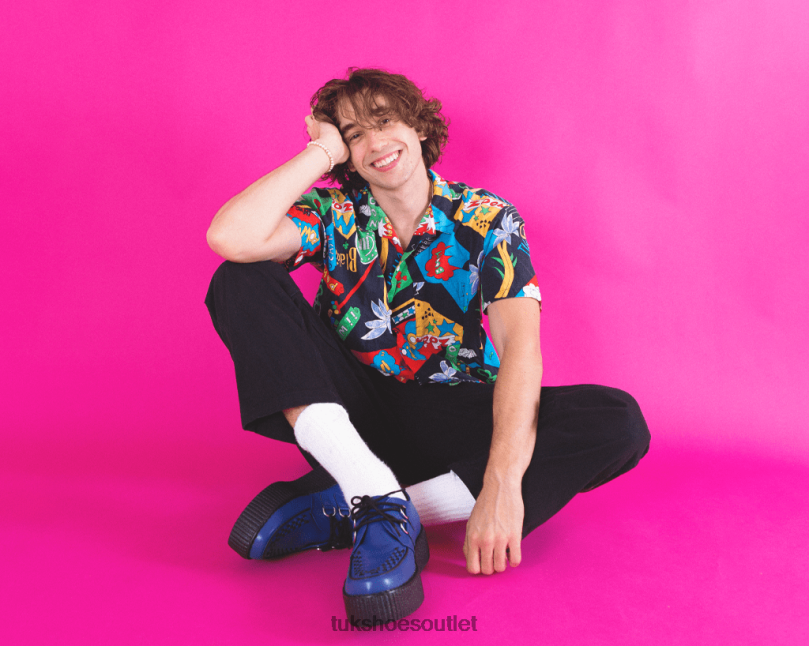 T.U.K. Footwear Mondo Creeper Women Lazuli Blue Footwear HP22833