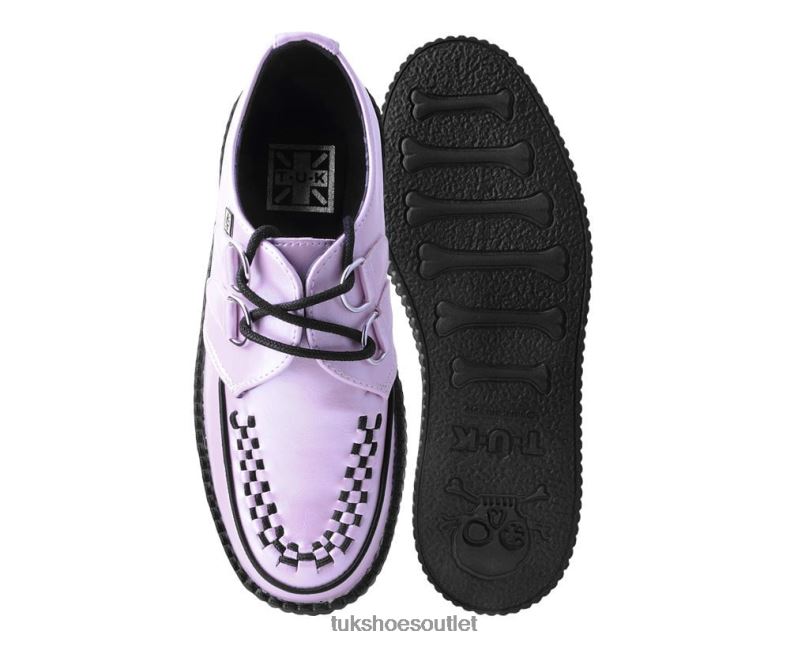 T.U.K. Footwear Pearl Viva Mondo Creeper Women Pink Footwear HP2283