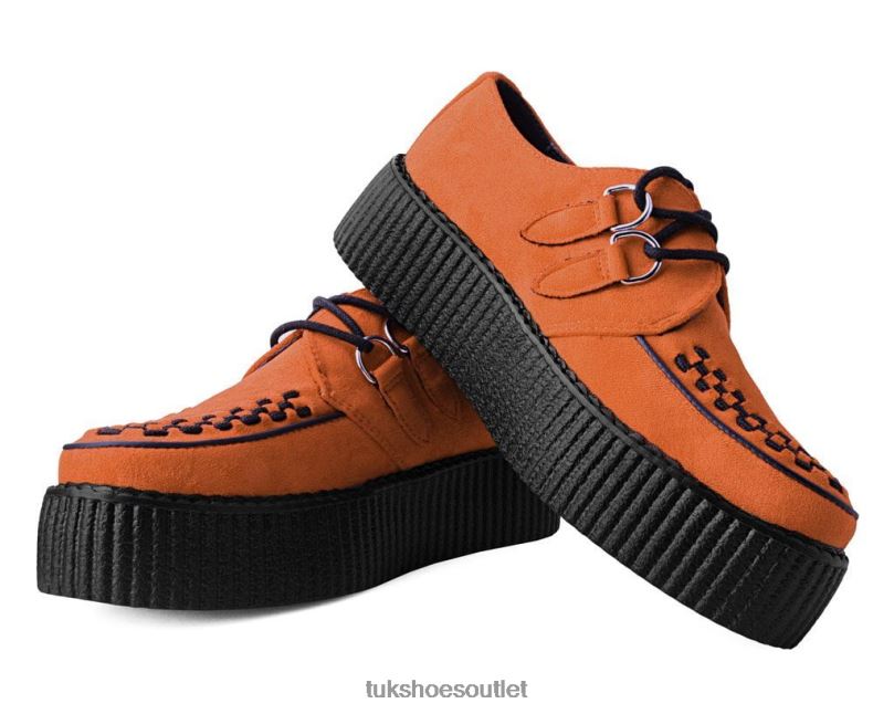 T.U.K. Footwear Viva Mondo Creeper Women Burnt Orange Footwear HP22848