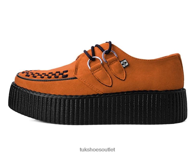T.U.K. Footwear Viva Mondo Creeper Women Burnt Orange Footwear HP22848