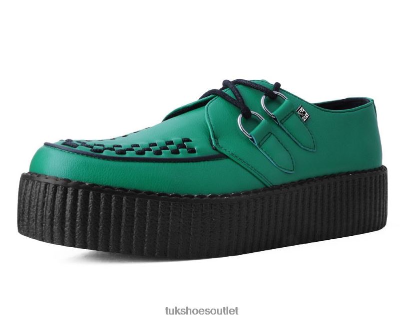 T.U.K. Footwear Viva Mondo Creeper Women Green Footwear HP22835