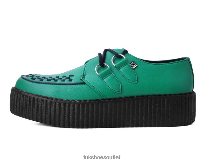 T.U.K. Footwear Viva Mondo Creeper Women Green Footwear HP22835