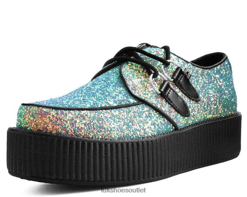 T.U.K. Footwear Viva Mondo Creeper Women Multiglitter Footwear HP228100