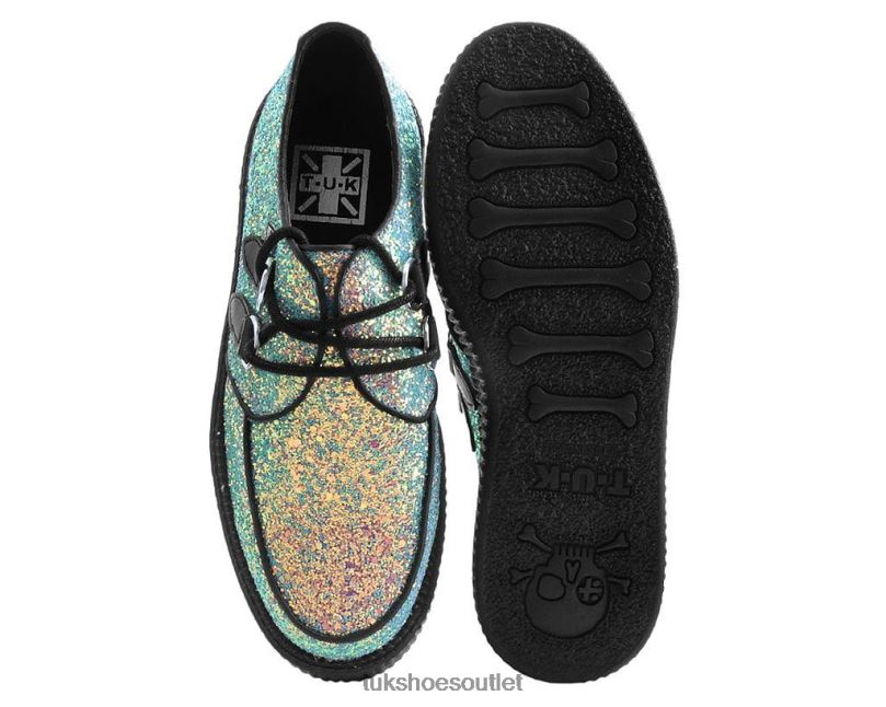 T.U.K. Footwear Viva Mondo Creeper Women Multiglitter Footwear HP228100