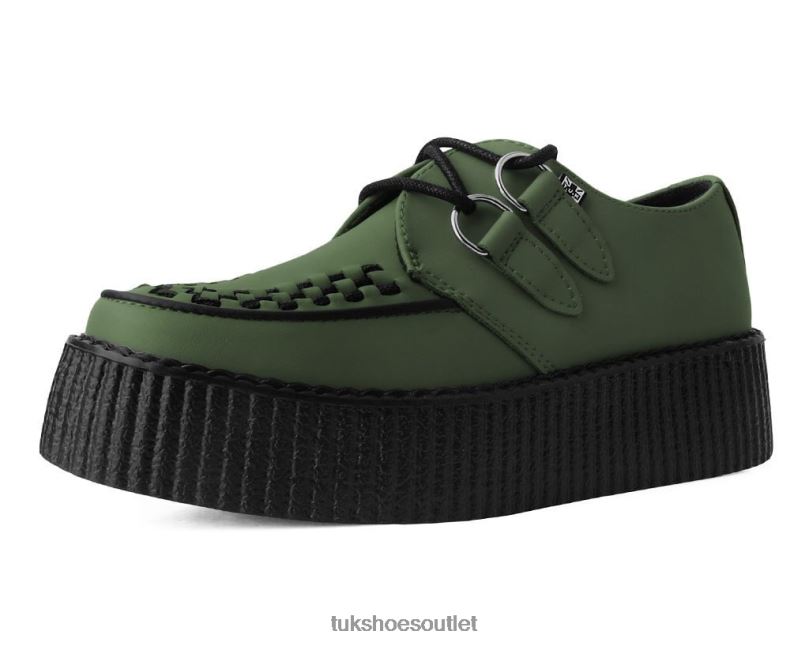 T.U.K. Footwear Viva Mondo Creeper Women Murky Green Footwear HP22831