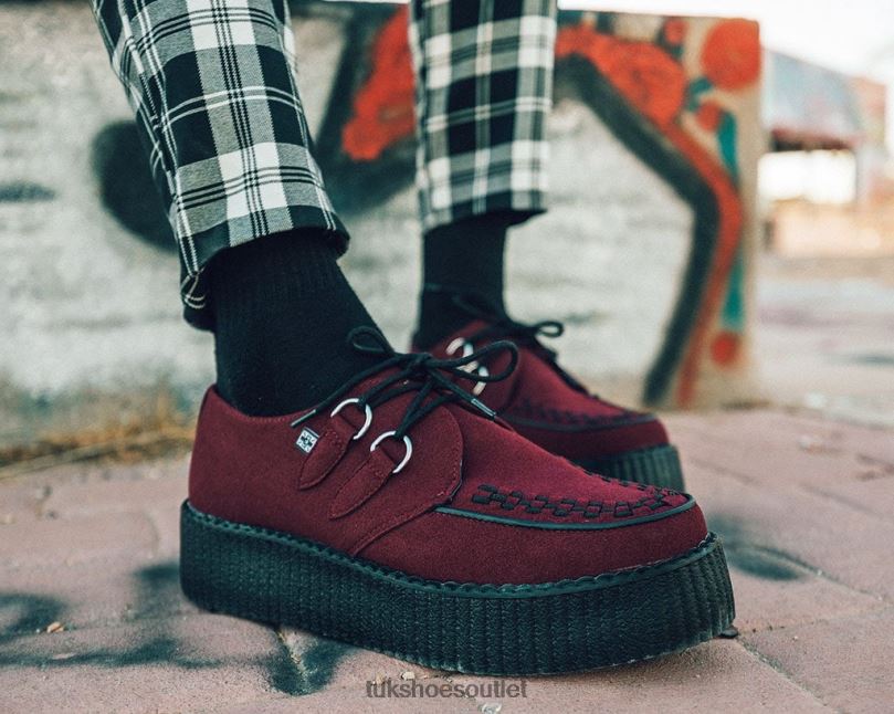 T.U.K. Footwear Viva Mondo Creeper Women Red Footwear HP22850