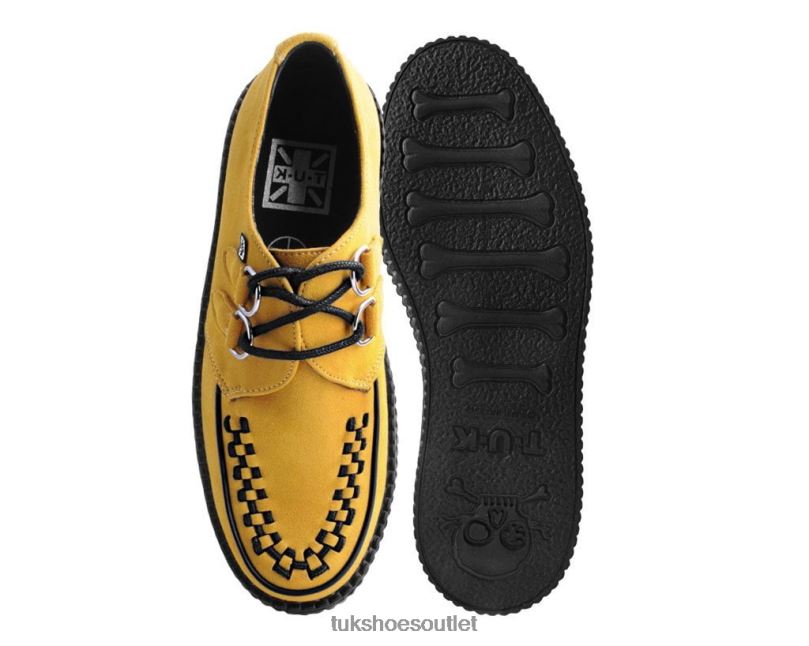 T.U.K. Footwear Viva Mondo Creeper Women Yellow Footwear HP22847