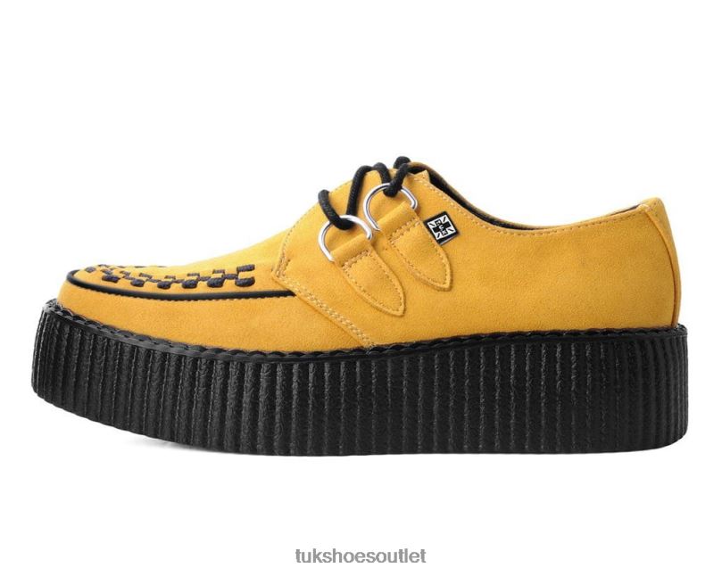 T.U.K. Footwear Viva Mondo Creeper Women Yellow Footwear HP22847