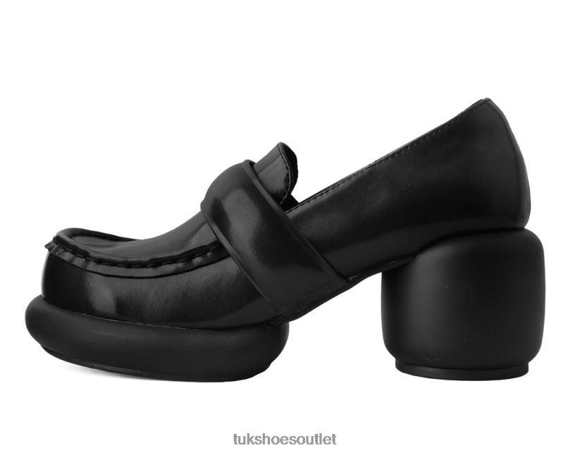 T.U.K. Footwear Bubble II Anarchic Loafer Women Black Footwear HP228190