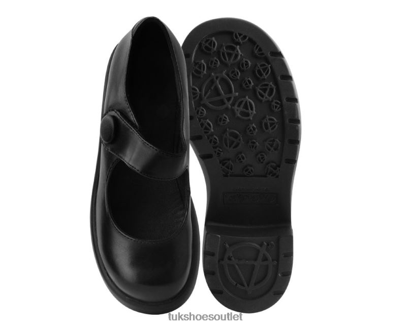 T.U.K. Footwear Bubble Anarchic Mary Jane Platform Women Black Footwear HP228279
