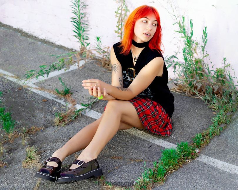 T.U.K. Footwear Gradient Brogue Mary Jane Women Burgundy Footwear HP228176