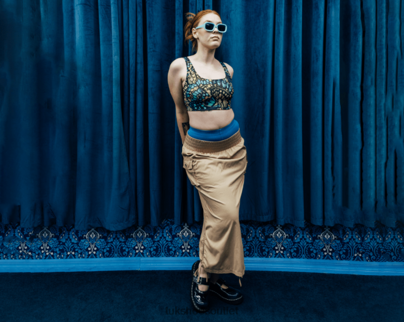 T.U.K. Footwear Gradient Brogue Mary Jane Women Green Footwear HP228175