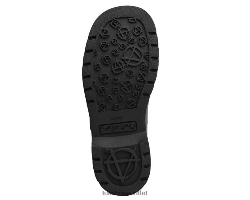 T.U.K. Footwear Kitty Face MJs Women Black Footwear HP228133