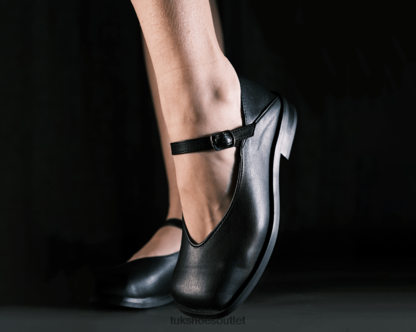 T.U.K. Footwear Square Toe Mary Jane Women Black Footwear HP228147
