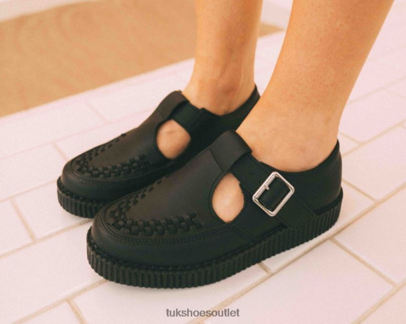 T.U.K. Footwear Viva Low Sandal Women Black Footwear HP228109