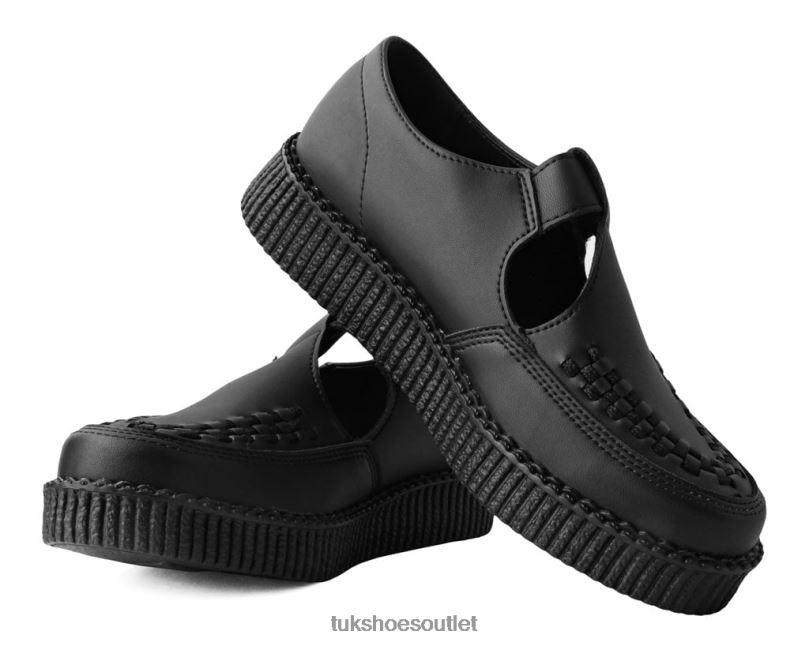 T.U.K. Footwear Viva Low Sandal Women Black Footwear HP228109