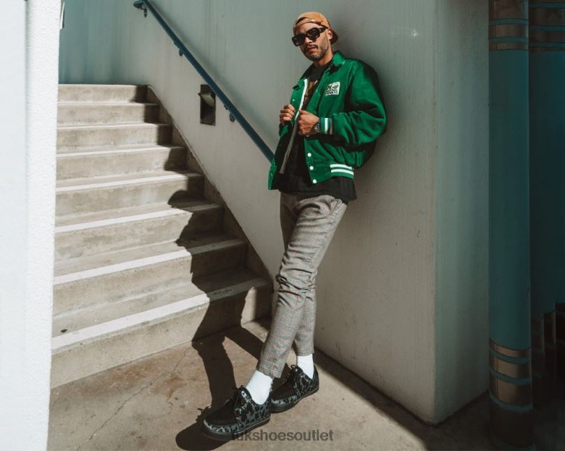 T.U.K. Footwear Leopard Hair Sneaker Women Black/Grey Footwear HP228262