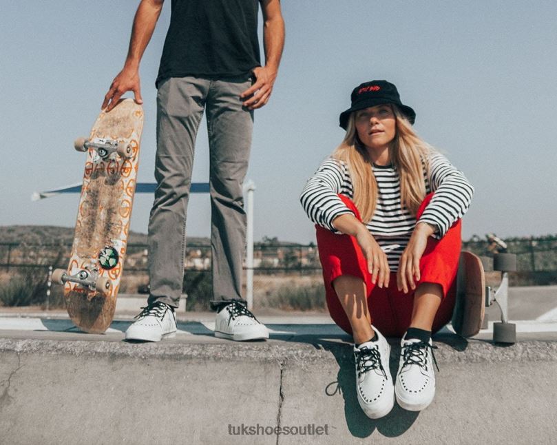 T.U.K. Footwear Quilted Interlace Sneaker Women White Footwear HP228271