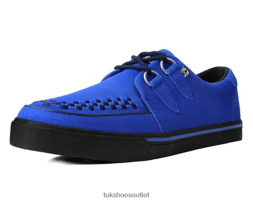 T.U.K. Footwear Suede D-Ring Sneaker Women Electric Blue Footwear HP228261